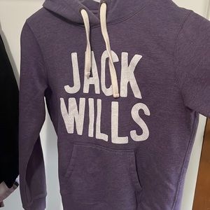 Jack wills purple hoodie size 10